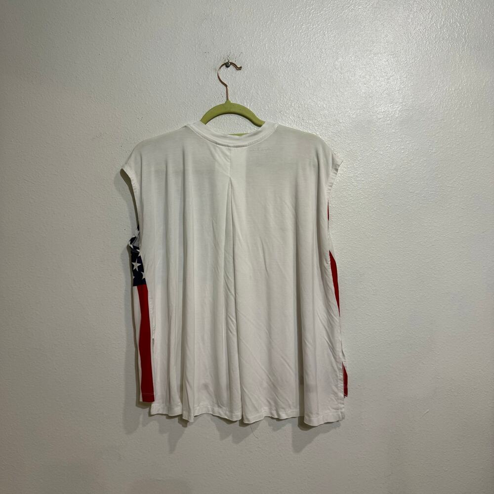Anna & Ava American Flag Sleeveless Tunic Top One Size - Picture 7 of 8